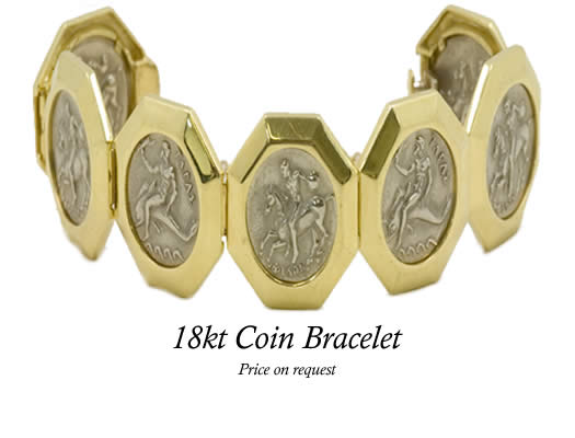 18kt Coin Bracelet