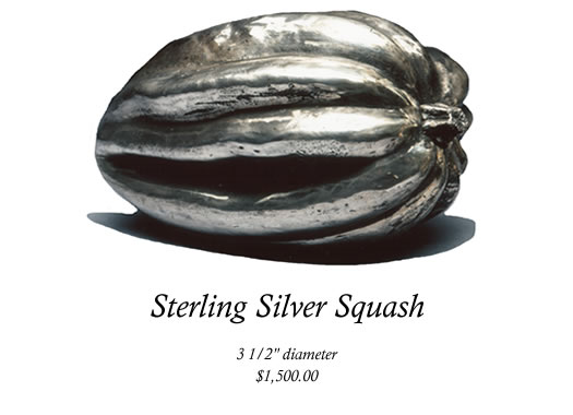 Sterling Silver Squash
