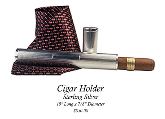 Silver Cigar Holder